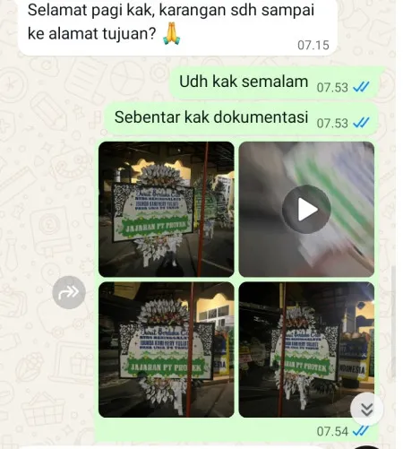Pengiriman Papan Bunga Selamat Serpong Utara