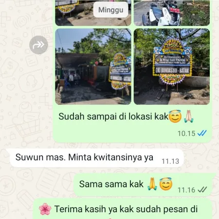 Pengiriman Papan Bunga Duka Serpong Utara