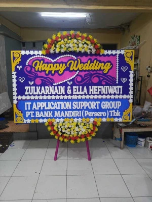 Papan Bunga di Serpong Utara