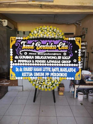 Papan Bunga di Serpong Utara